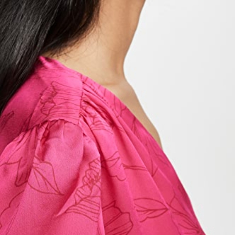 NWT Joie Macie top in Fuschia - Picture 2 of 14